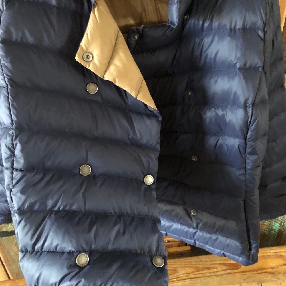 Two Tone Packable Double Breasted Lands End Down … - image 7